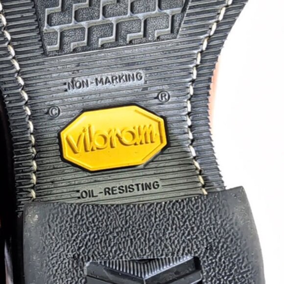 RARE Chippewa Steel Toe Brown Leather Logger Boots Womens Size 7.5 | Mens Size 6 - Picture 5 of 12